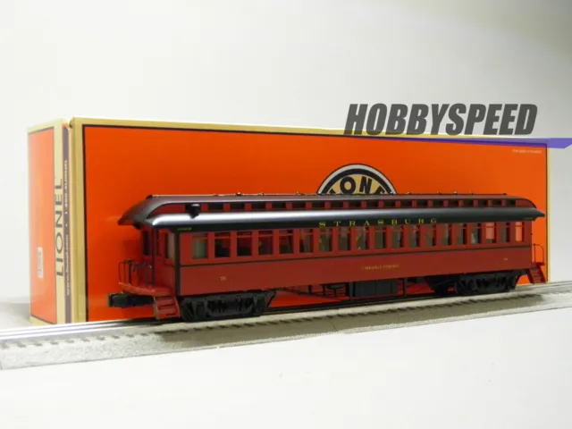 LIONEL STRASBURG 2000S RAILROAD WOOD COACH (2 PACK) #2 O GAUGE train 2227060 NEW