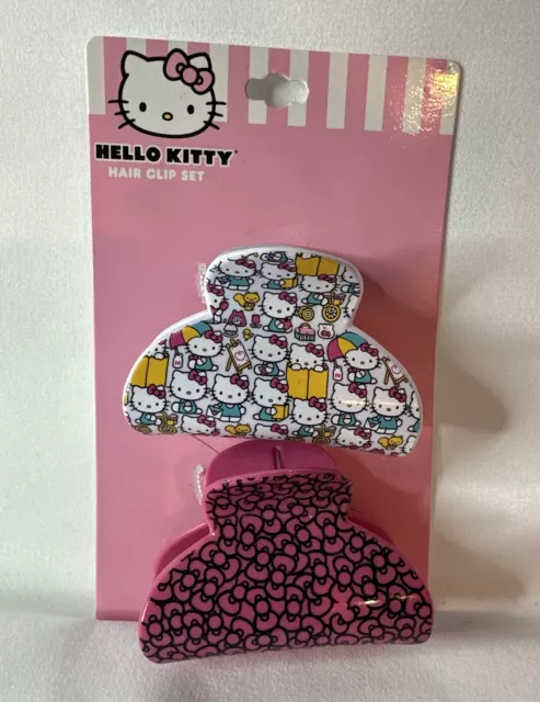 Hello Kitty Hair Clip Set of 2 Hair Clips Sanrio