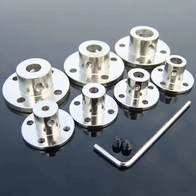 Accouplement bride avancé pour connecteur moteur rigide métal guide arbre