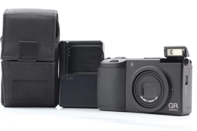 [MINT] RICOH GR DIGITAL II 10.1MP Digital Camera Black From JAPAN 862