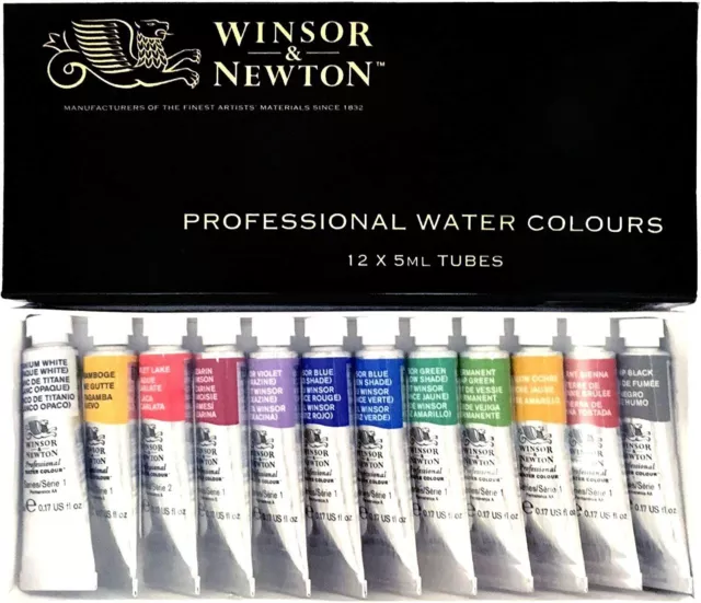 Windsor & Newton Artists Water 5ML Tube 12C Set (Japan Import)