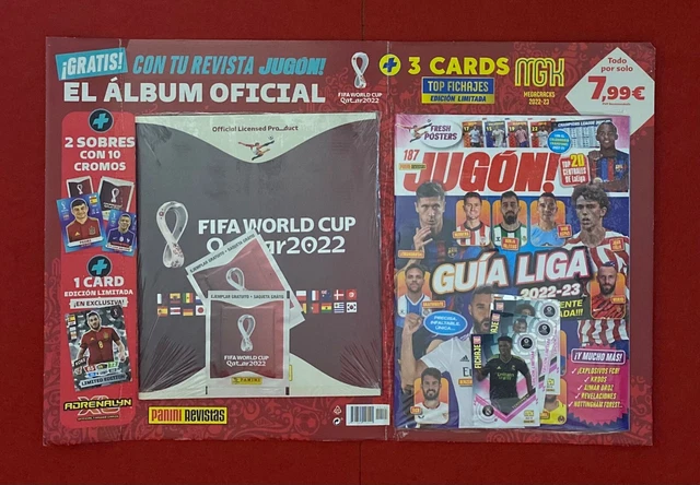 JUGON+PANINI-STICKER MAGAZINE ALBUM-WORLD Cup Qatar 2022-Card Limited ...