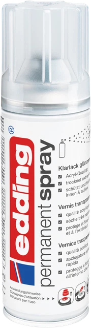 Edding e-5200 perm.spray Klarlack glänzend D/F 4-5200994