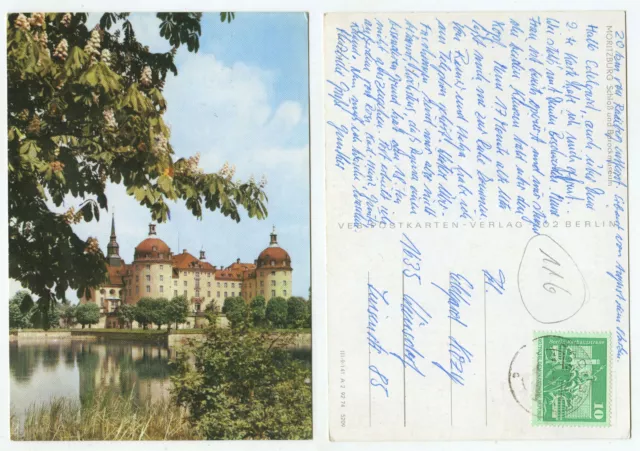 23191 - Moritzburg - castle and baroque museum - postcard, run
