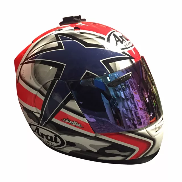 Visiera arai rx-7 corsair,viper gt chaser,astro,condor, specchio arcobaleno 2