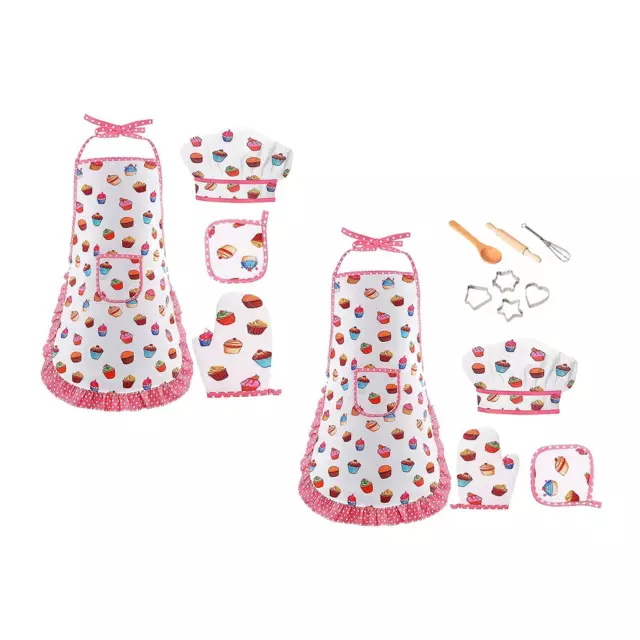 Set di abbigliamento da chef Grembiule per bambini Giocattolo educativo per