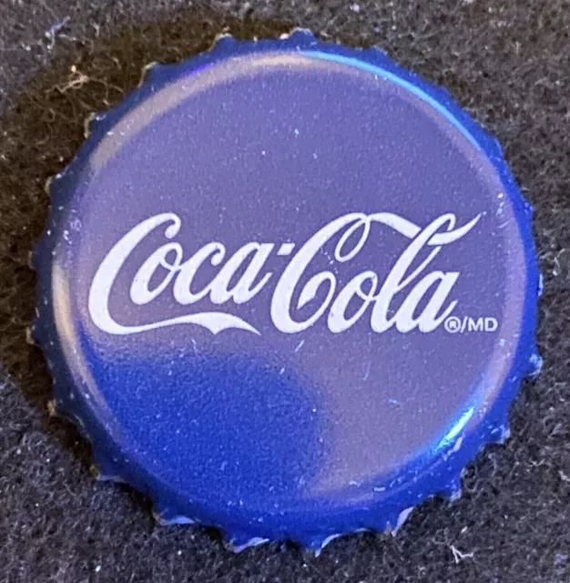 Coca Cola Blue Bottle Cap - Classic Coke Soda Image - Quebec Maple Canada