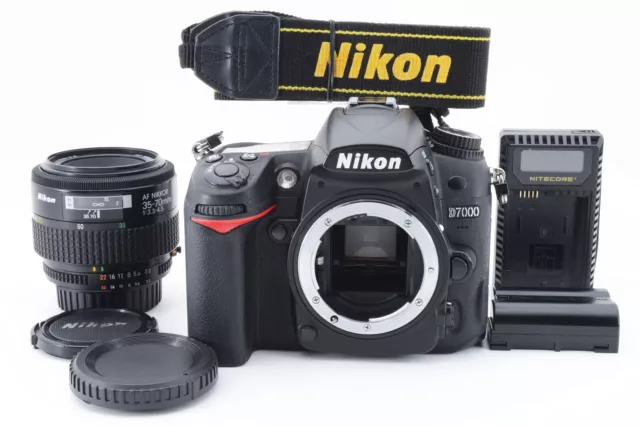 [ N MINT ] Nikon D7000 16.2 MP Digital SLR Camera / w NIKKOR 35-70mm  Lens Japan