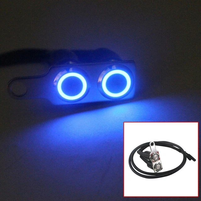 Bouton Poussoir Universel Pour Interrupteur Moto - Adapté Guidon 22mm, Installation Rapide, Neuf