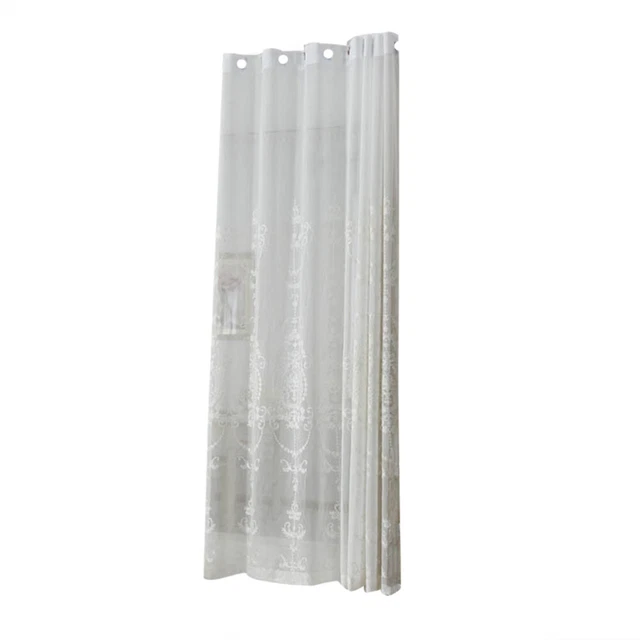 Panneau De Rideau Bella Notte Olivia Lace - Broderie Sable - 108 Pouces - Neuf