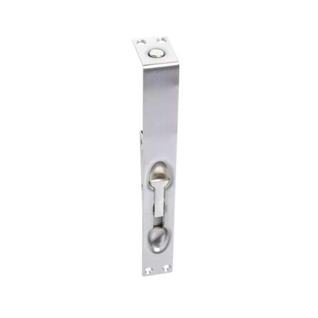 Lever Action Flush Bolt for French Doors 200 x 25mm - Satin Stainless Steel