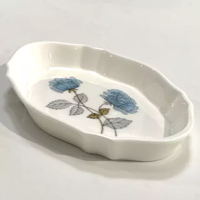 WEDGWOOD Ice Rose 4353 - Pin Dish "Silver Tray" Bone China - Vintage 1959-87 2