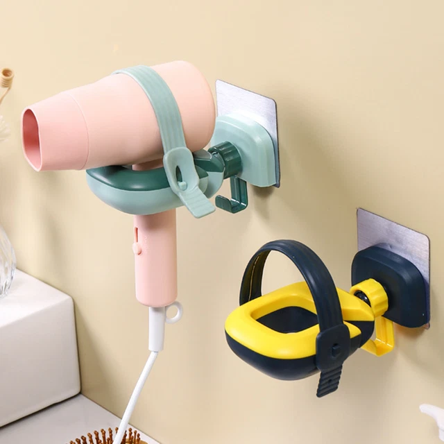Supporto asciugacapelli, robusto, riutilizzabile, per bagno, asciugacapelli,