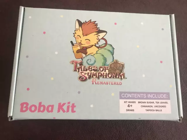 Milk T exclusive tales of symphonia remastered  bubble tea kit box