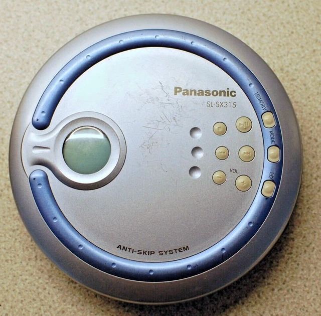 Panasonic SL-SX315 CD Player Portable. Not Working - Casing Wear