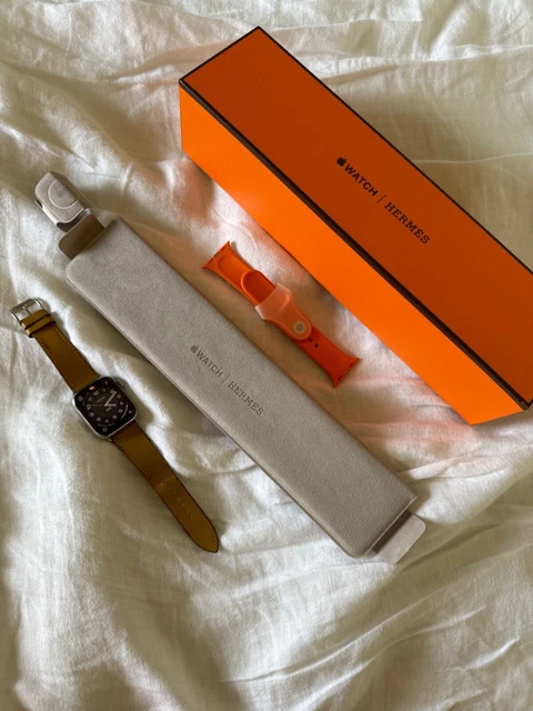 APPLE WATCH HERMES Series 7 Stainless Steel 41mm with 2 straps