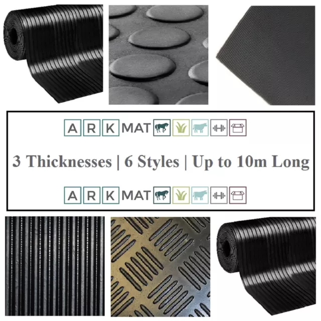 Landrover Rubber Flooring Matting 22 Styles, Size & Thickness of Roll Mat