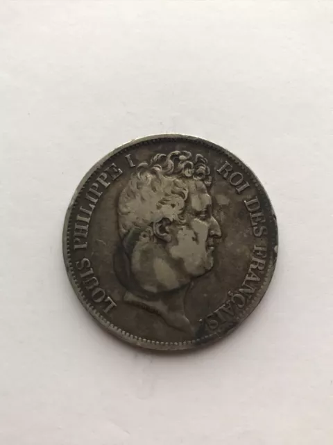 5 Francs Argent - Louis Philippe - Tête Nue - 1831 A - Paris - Tranche En Relief 2