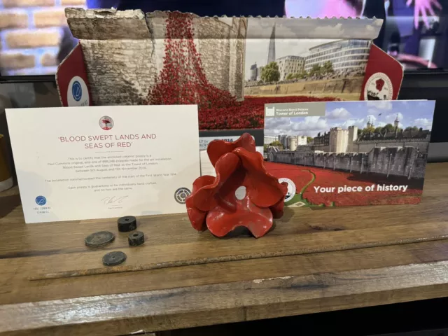 Paul Cummins Tower of London Ceramic Poppy