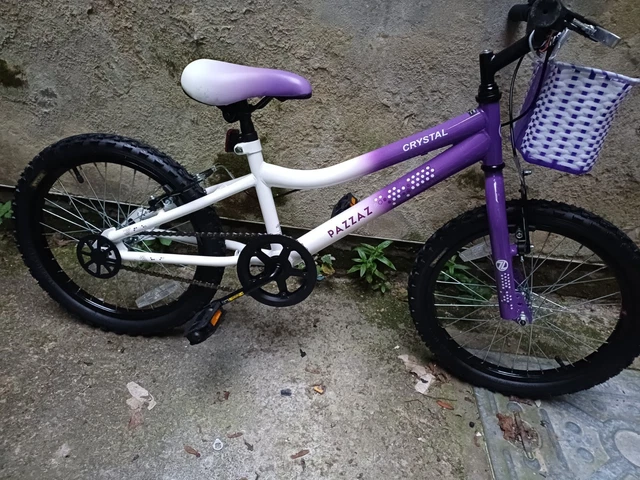 GIRLS 18 INCH Pazzaz Crystal Bike PicClick UK