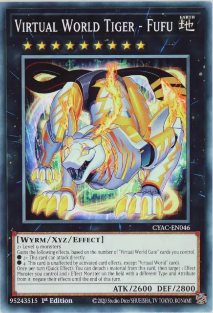 YuGiOh virtueller Welttiger - Fufu CYAC-EN046 gemeinsame 1. Auflage