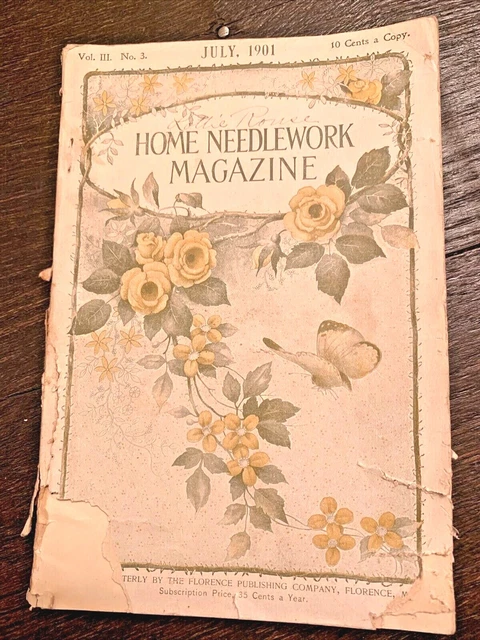 Home Needlework Magazine July 1901 Volume III No 3 Purses Chatelaine Crochet Home Needlework Magazine July 1901 Volume III No 3 Purses Chatelaine Crochet