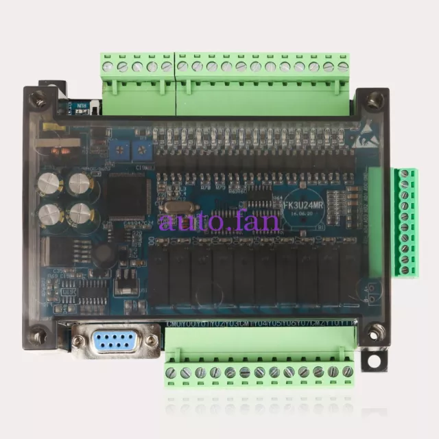 Carte de commande programmable haute vitesse FX3U-24MR + câble pour automate