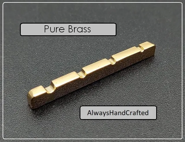 AlwaysHandCrafted BRASS NUT for Fender PRECISION P Bass Guitar - 1 5/8" / 41mm