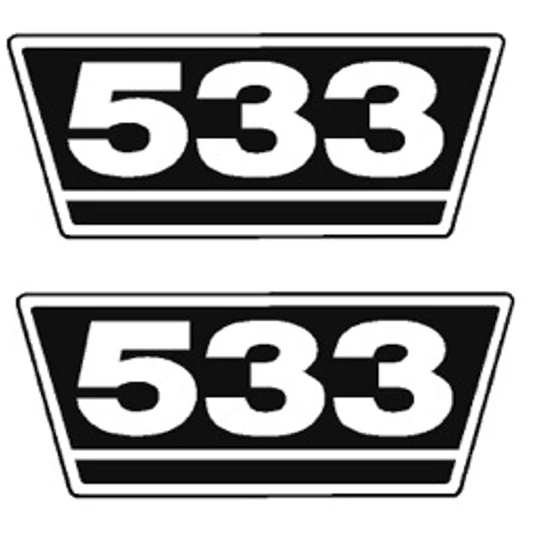 IHC Aufkleber Mc Cormick Traktor 523 Gold Logo Emblem