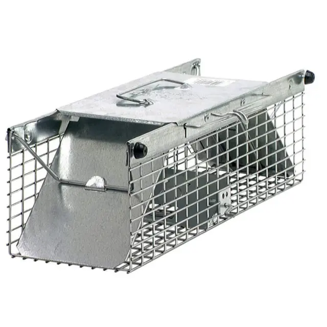 Havahart Small Live Animal Cage Trap for Squirrels Chipmunks Rats Weasels 2 Door