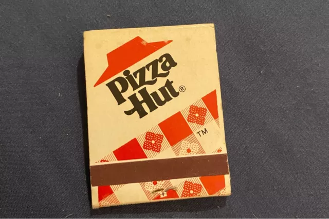 Vintage Matchbook Full Unused Pizza Hut Advertising Matches Unstruck