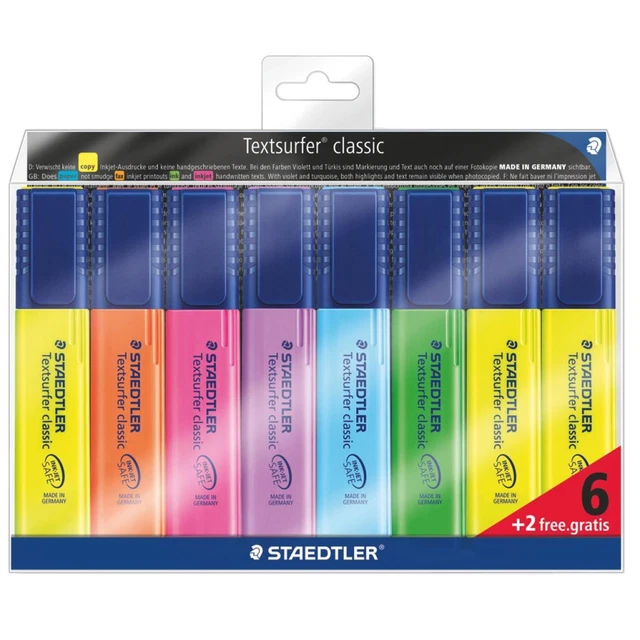 STAEDTLER Textmarker Textsurfer clas 4St Etui 364 WP4 (4007817321027)