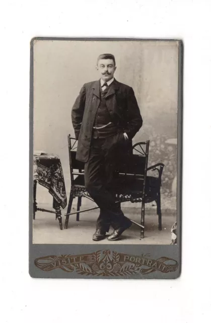 CDV Foto Feiner Herr - 1900er