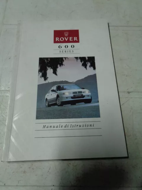 M6993 Xx - Libretto Manuale Uso E Manutenzione Di Istruzioni Rover 600