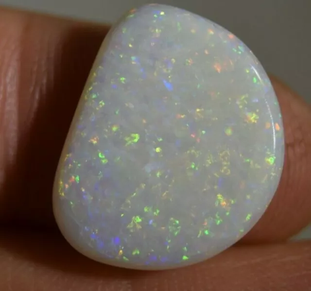 SOLID FIRE MULTICOLOR OPAL Australian Coober Pedy Natural Genuine 6.75 Cts