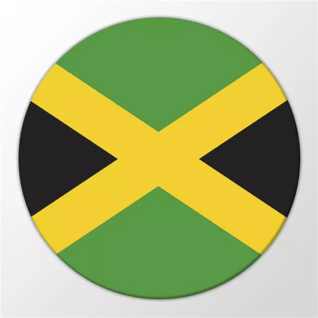 HUURAA! Kühlschrank Magnet Jamaika Flagge Karibik Inselstaat Flag Magnettafel Wh