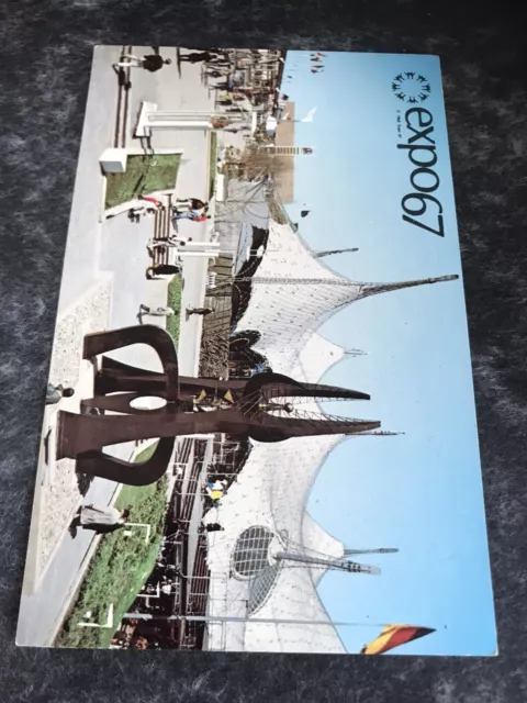 Expo 67. Montreal Canada.  Pavilion Of Federal Republic Of Germany  Postcard