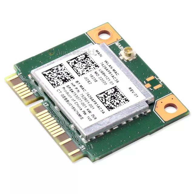 Realtek RT8723BE 802.11bgn 1x1 Wi-Fi BT4.0 Combo Adapter 753077-001 HP 250 G3