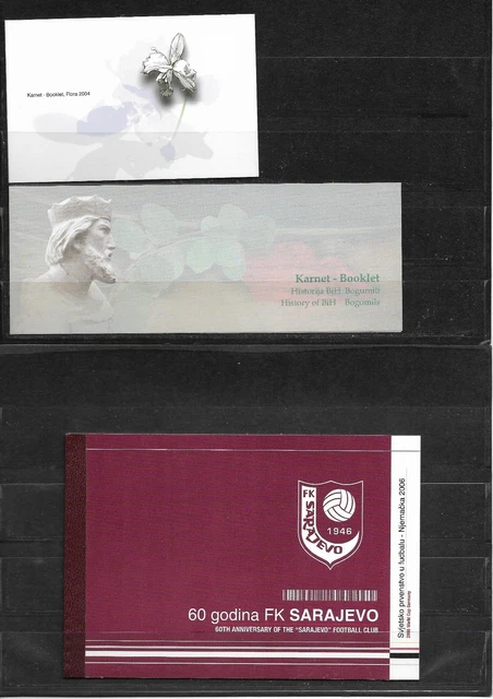 Bosnien & Herzegowina MH Markenheftchen postfrisch **, AUSWAHL   (MHE CMH