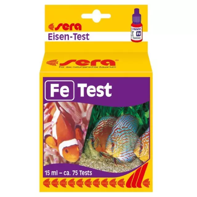 sera Fe Test (Eisen-Test) Wasseranalyse Wassertest u.a. für Wasserpflanzen 04610