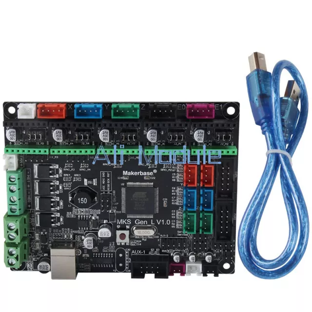 3D Printer Accessories MKS GEN L V1.0 Control Board Compatible DRV8825 A4988 NEW