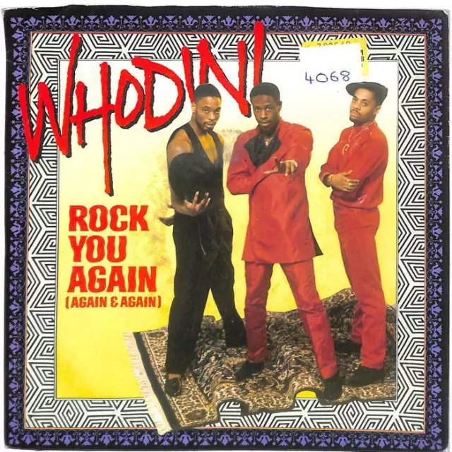 Whodini Rock You Again (Again & Again) UK 7" Vinyl Record 1987 JIVE144 Jive EX