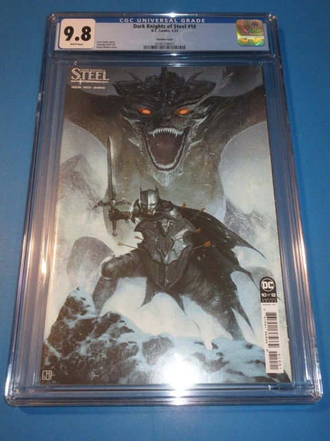Dark Knights of Steel #10 1:25 Molina Variant CGC 9.8 NM/M Gorgeous Gem Wow