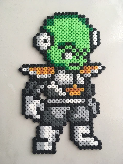 Kit Pixel Art Perles à Repasser Dragon Ball - Personnage Freezer - Loisir Créatif