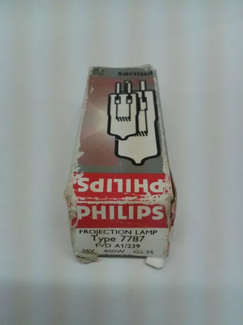 Projector Bulb, Philips 7787 36V 400W, NOS, Unused.