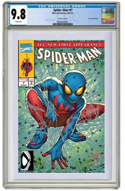 Spider-Man #7 CGC 9.8 Graded PREORDER 2nd Print McKone Homage Variant Spider-Boy