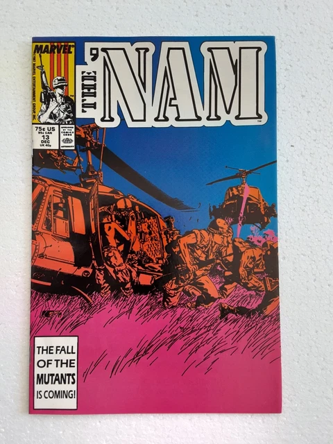 THE 'NAM Comic Book  Number 13 (Marvel December 1987) VERY NICE!