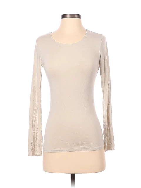 Majestic Paris Women Ivory Long Sleeve T-Shirt 4