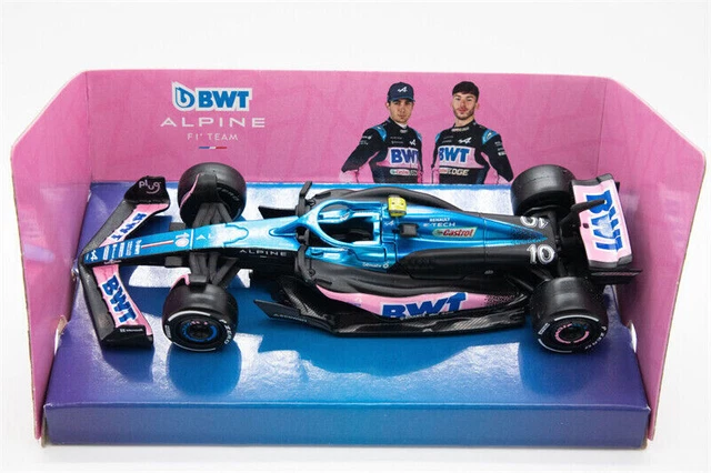 Bburago 1:43 F1 2023 BWT Alpine A523 #10 Pierre Gasly Model Car NEW IN BOX