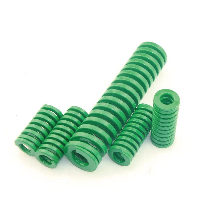 Heavy Load Die Mold Spring OD 8mm to 40mm TH Green Spring Steel ID 4mm to 20mm